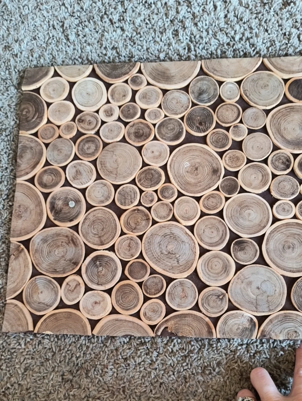 Wood Slice Pattern Table Runner 14